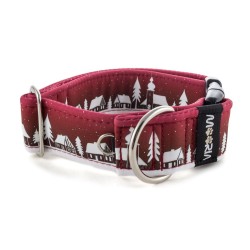 Obojek Winter Village Red