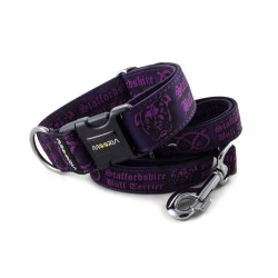 Obojek Staffordshire Bull Terrier Violet
