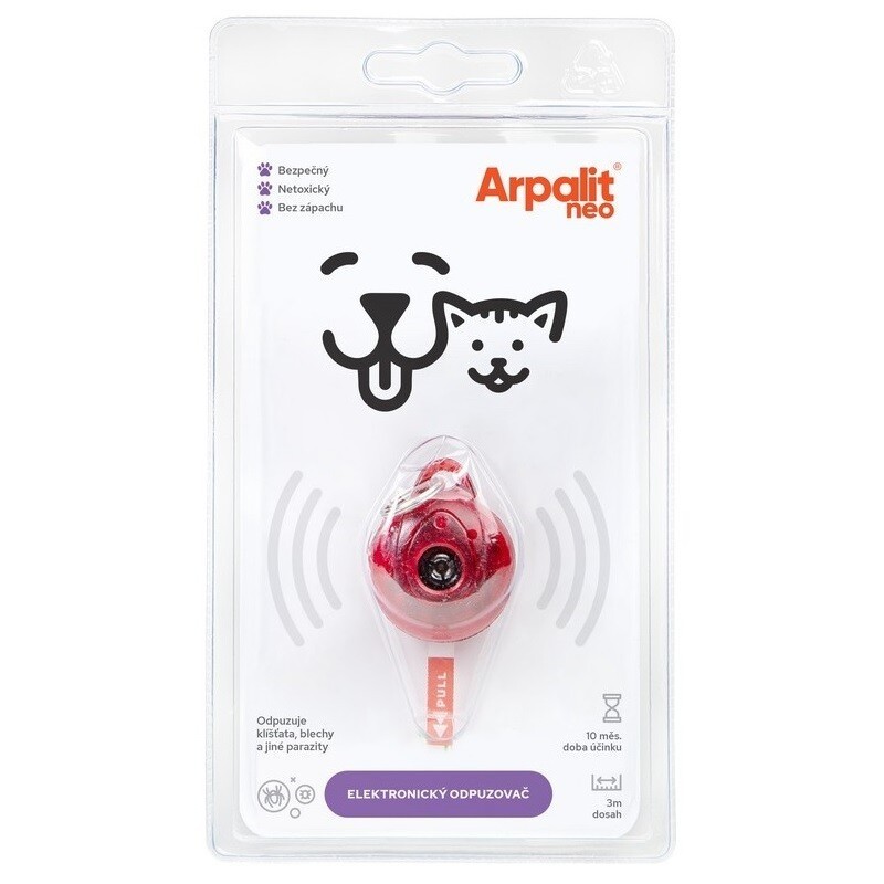 Elektr. odpuz klíšťat Arpalit Dog pro psy a kočky 1ks Elektr. odpuz klíšťat Arpalit Dog pro psy a kočky 1ks