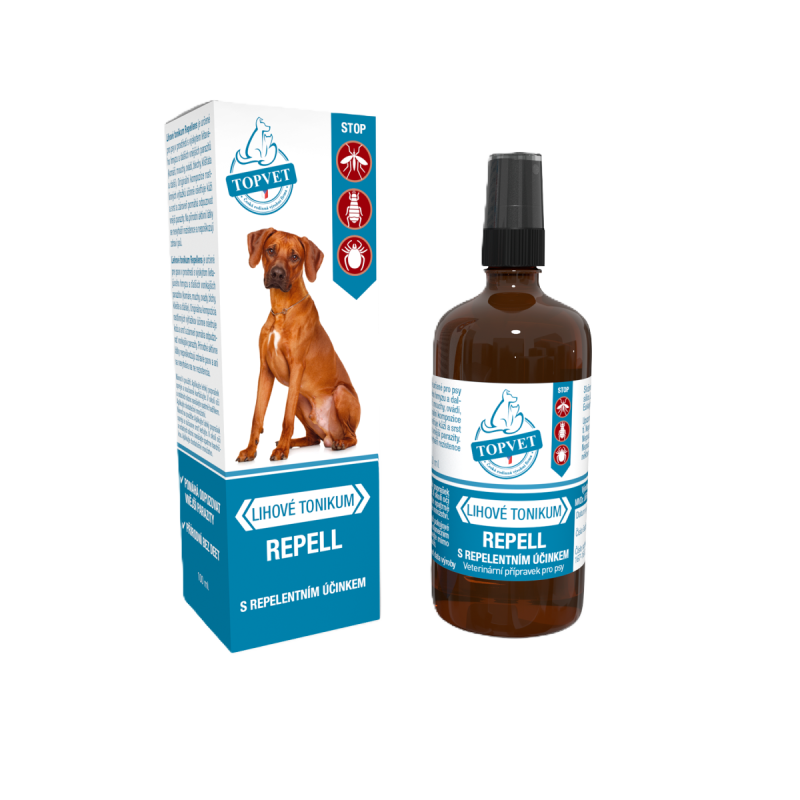 Lihové tonikum Repell pro psy TOPVET 100ml Lihové tonikum Repell pro psy TOPVET 100ml