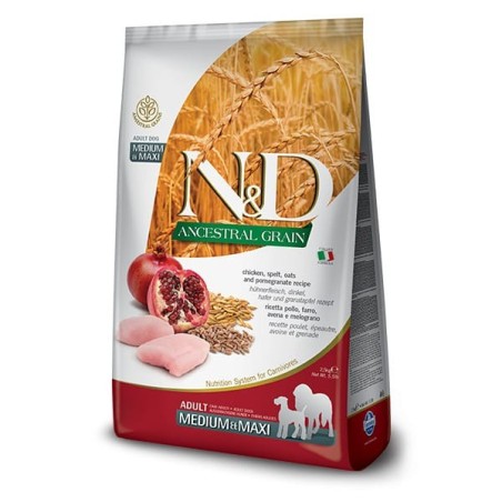 N&D Pumpkin DOG Adult M/L Chicken&Pomegranate 12kg
